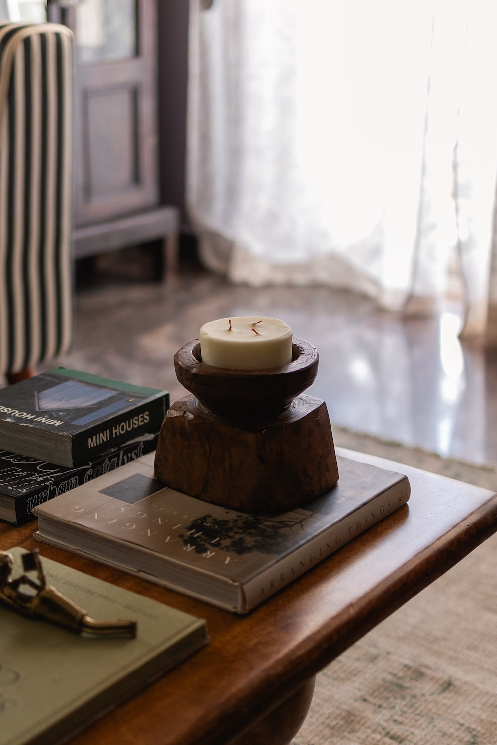 Bijani & iron plates for candles x2